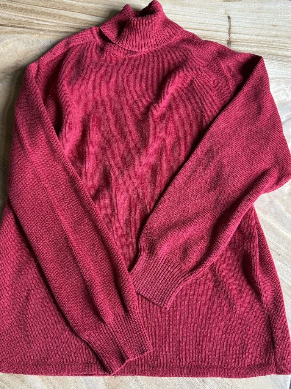 Vintage GAP Red turtleneck Cotton Sweater Size L